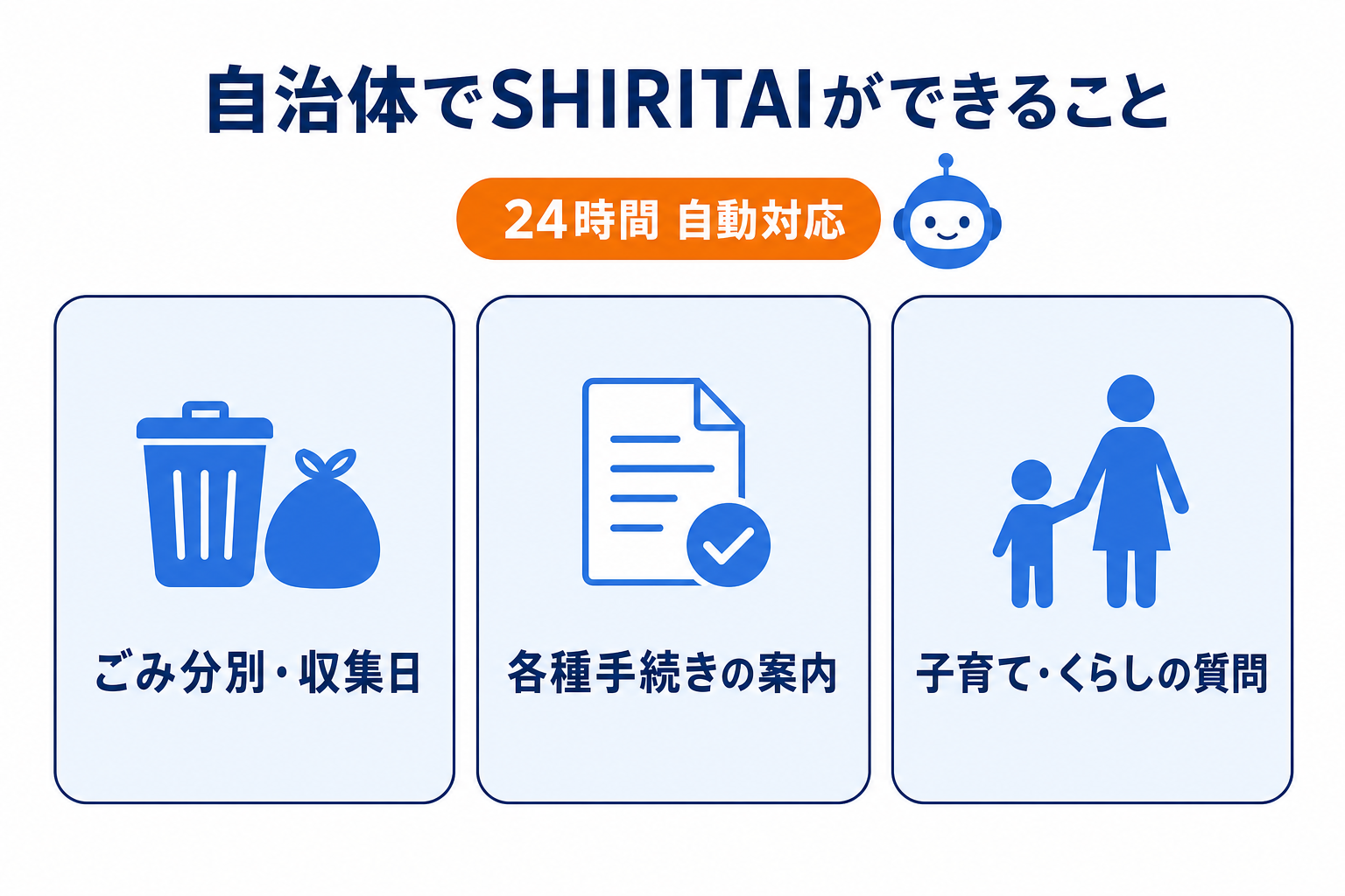 自治体でSHIRITAIができること
